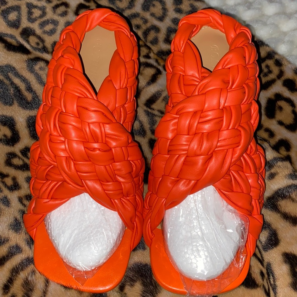 Orange Fashionable Shoe